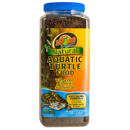 Zoo Med Natural Aquatic Turtle Food - Hatchling Formula 8oz / 226g